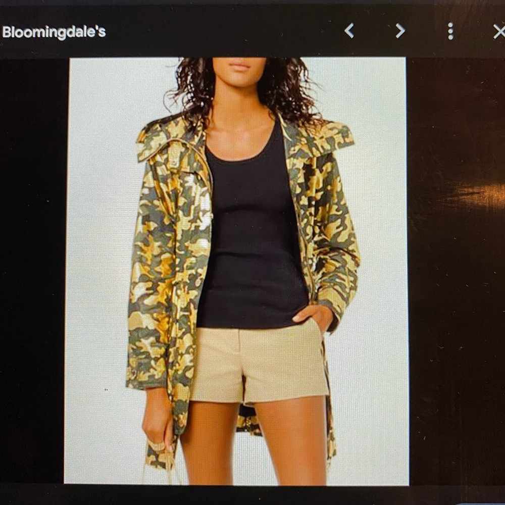 MICHAEL Michael Kors Metallic Camo Jacket
